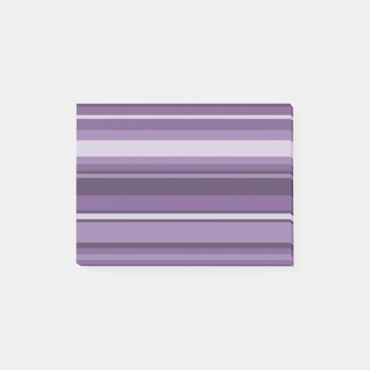 ラベンダーストライプの製品 ポストイット (正面)