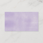 ラベンダーストーリーブックベビーガールシャワーおむつラッフル エンクロージャーカード (裏面)