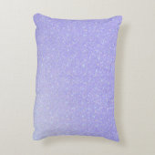 ラベンダースパークルソフトパステル名前をカスタムする アクセントクッション (裏面(縦))