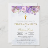 ラベンダースペインのファースト招待状 招待状 (正面)