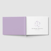 ラベンダーズ結婚ゲストブックアイディア ゲストブック (全面)