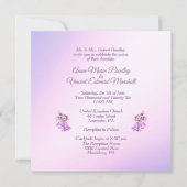 ラベンダーズ結婚ベル招待状 招待状 (正面)