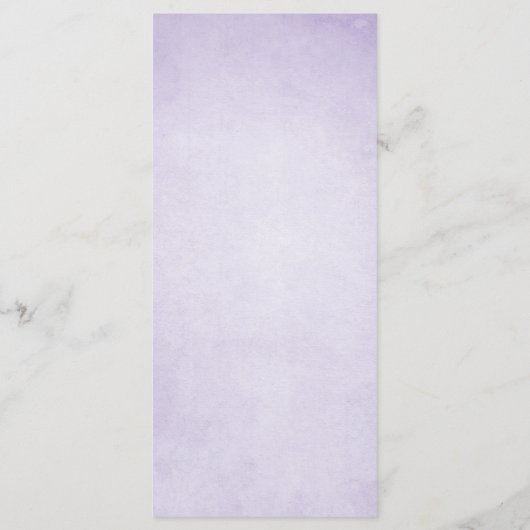 ラベンダーズ結婚メニュエレガントーパープルフローラ夢 メニュー (裏面)