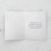 ラベンダーズ結婚リースオンウッド カード (内部)