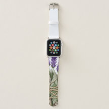 ラベンダーセージ・ボヘミアンApple Watchストラップ