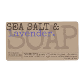 ラベンダーソープ素朴ラスティッカーヴィンテージ ラベル