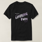 ラベンダータウンからの挨拶  Tシャツ (デザイン正面)