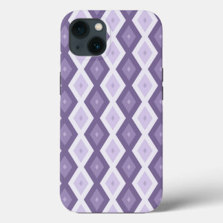 ラベンダーダイヤモンドパターンのシェードCase-Mate iPhone 13ケース