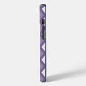 ラベンダーダイヤモンドパターンの色合い Case-Mate iPhoneケース (裏面 / 左)