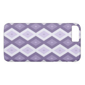 ラベンダーダイヤモンドパターンの色合い Case-Mate iPhoneケース (裏面(横))