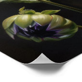 ラベンダーダリアフラワーズアートプリントポスター ポスター (角)