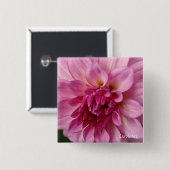 "ラベンダーダリア"のPin 缶バッジ (正面&裏面)