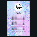 ラベンダーチュンキーグリッター美しいサロンフライヤー チラシ<br><div class="desc">美しいサロンチラシ</div>