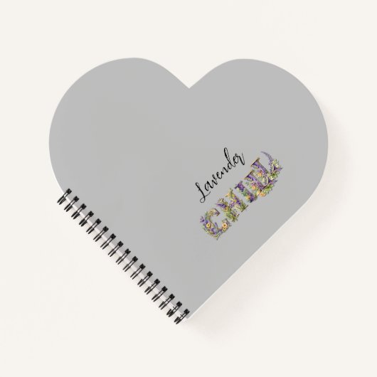 ラベンダーチル ノートブック (正面)