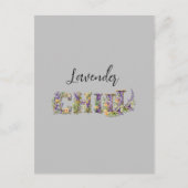 ラベンダーチル ポストカード (正面)