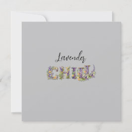 ラベンダーチル 招待状