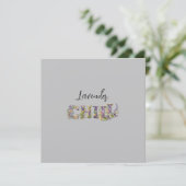 ラベンダーチル 招待状 (スタンド正面)