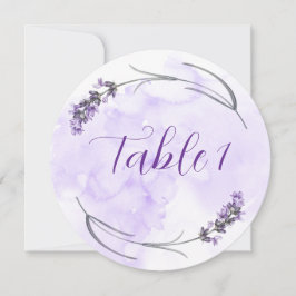 ラベンダーテーブルカード カード