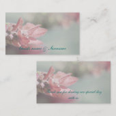 ラベンダーテーブ結婚ルの配置 プレイスカード (正面/裏面)