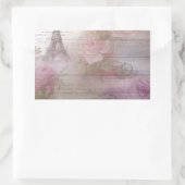 ラベンダーデコページ 長方形シール (バッグ)