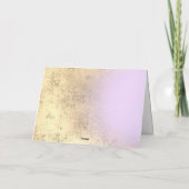 ラベンダーデザインサンキューカード カード (裏面)