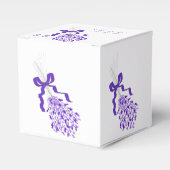 ラベンダーデザイン結婚ズ フェイバーボックス (正面サイド)