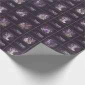 ラベンダーデザイン誕生日ラッパー ラッピングペーパー (角)