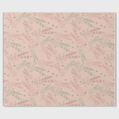 ラベンダートウィグハートスケッチ ミニマル ラッピングペーパー (フラット)