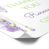 ラベンダードリームキャッチャーのトライバルボホ徴候 ポスター (角)