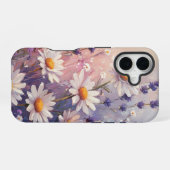 ラベンダードリームズコテージコアフローラ電話ケース iPhone 16ケース (裏面横)