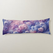 ラベンダードリームズパステルスワールパターン ボディピロー (裏面)