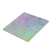 ラベンダードリームネオンパステルアルコールインク抽象芸術 タイル (側面)