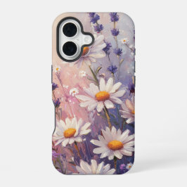 ラベンダードリーム – カントリーロア風フラワー携帯ケース iPhone 16ケース