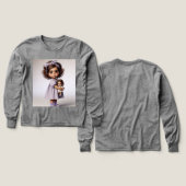 ラベンダードレスの小さな女の子、Natasha Us (デザイン 正面＆背面)