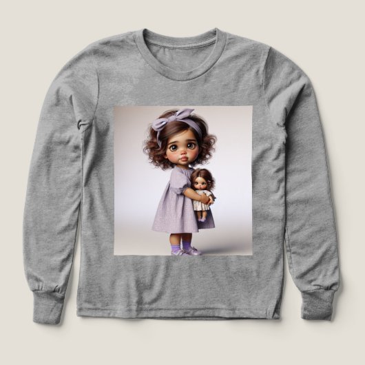 ラベンダードレスの小さな女の子、Natasha Us (デザイン正面)