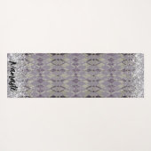 ラベンダーハグランジレキングリッターナマステカスタム ヨガマット (裏面(横))