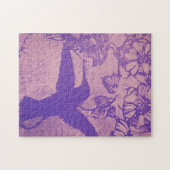 ラベンダーハミングバードパズル ジグソーパズル (横)