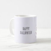ラベンダーハロウィンパンプキン コーヒーマグカップ (正面左)