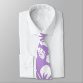 ラベンダーハワイアントロピカルハイビスカス ネクタイ (タイ)