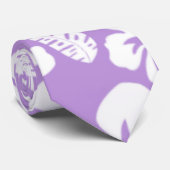 ラベンダーハワイアントロピカルハイビスカス ネクタイ (ロール)