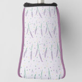 ラベンダーハートガーリーかわいらしゴルフ ゴルフヘッドカバー (回転90)