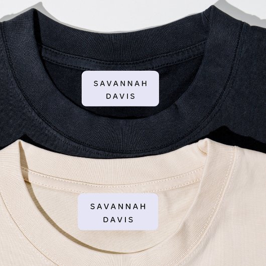 ラベンダーバイオレットの名前の女の子 ラベル