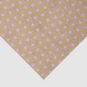 ラベンダーバイオレットパープルドットフェイククラフト 薄葉紙 (詳細)