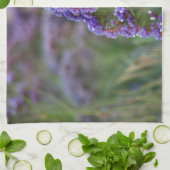 ラベンダーバイザ海 キッチンタオル (折り畳み)