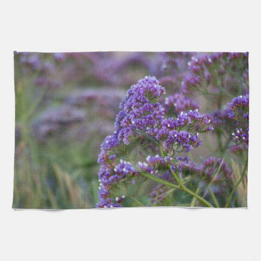 ラベンダーバイザ海 キッチンタオル (横)
