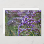 ラベンダーバイザ海 招待状 (正面/裏面)