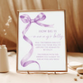 ラベンダーバウどのように大きいママの腹シャワーゲーム ポスター