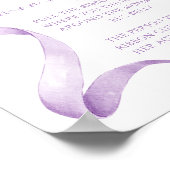 ラベンダーバウどのように大きいママの腹シャワーゲーム ポスター (角)