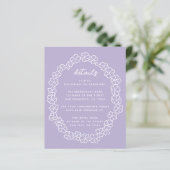 ラベンダーバジェットフローラ結婚ガーランド詳細 (スタンド正面)