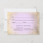 ラベンダーバタフライギフト券 (裏面)